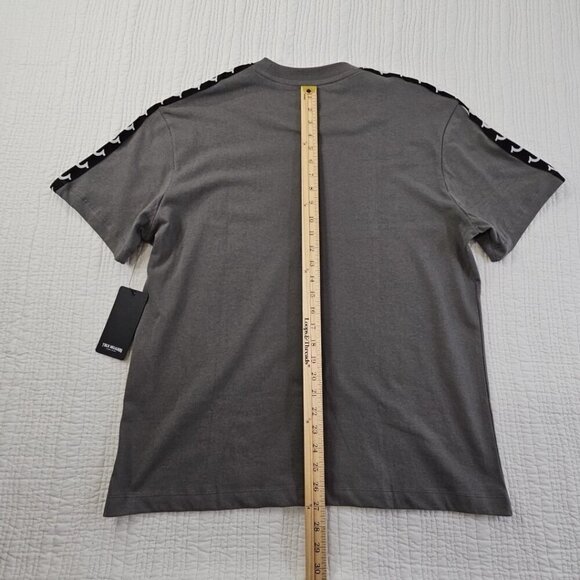 True Religion Heavy Taping Tee Men's Size L Army Green MSRP $59 NWT NEW - Picture 11 of 12
